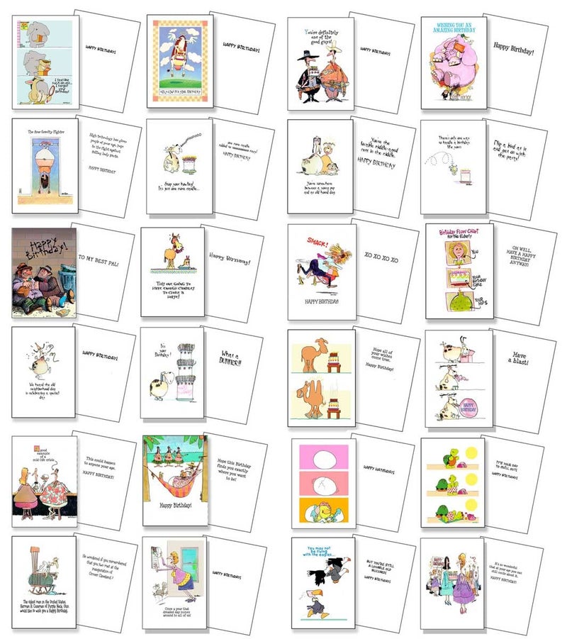 Stonehouse Collection | Boxed Set of 24 Funny Birthday Cards | Good, Clean Humor for the Whole Family or Workplace | It's Their Special Day, Make them Laugh | Made in the USA - Image 1